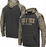 Men's Texas Tech Red Raiders Gray Camo Pullover Hoodie,baseball caps,new era cap wholesale,wholesale hats